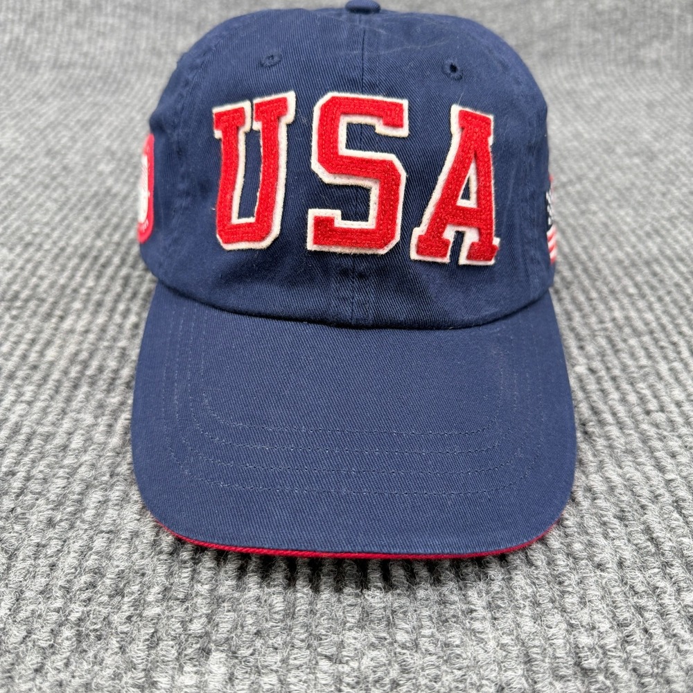New Polo Ralph Lauren 2024 Paris Olympics Team USA Flag Hat Navy Blue One Size